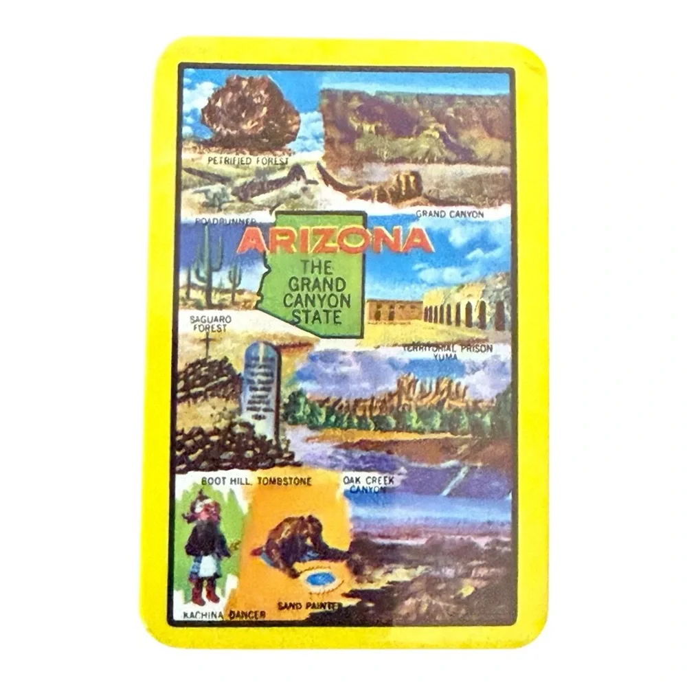 Arizona Mini Sized Playing Card Poker Playing Cards Souvenir Design NEW !
